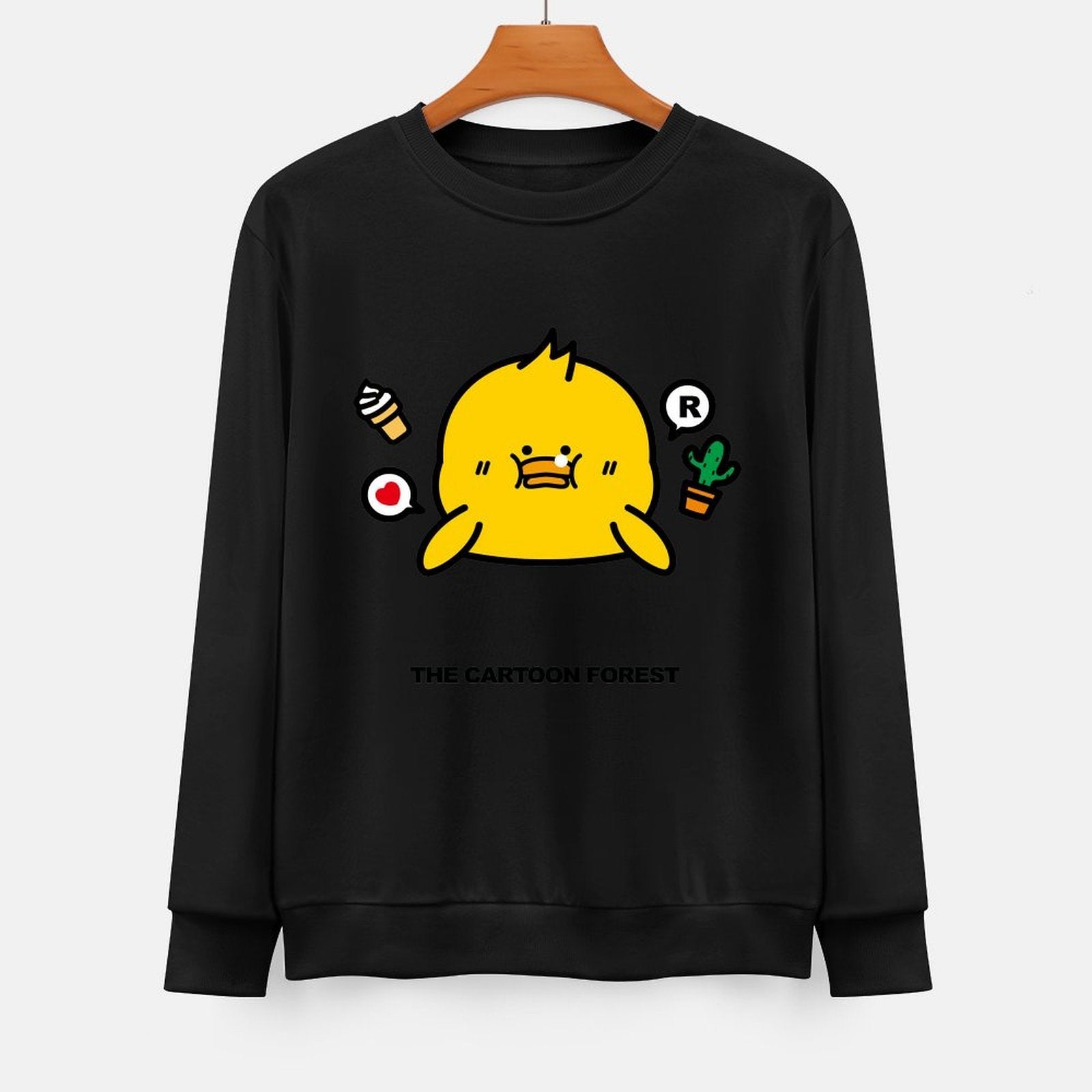 Front Patterned Long Sleeve TopMinimal StreetFit